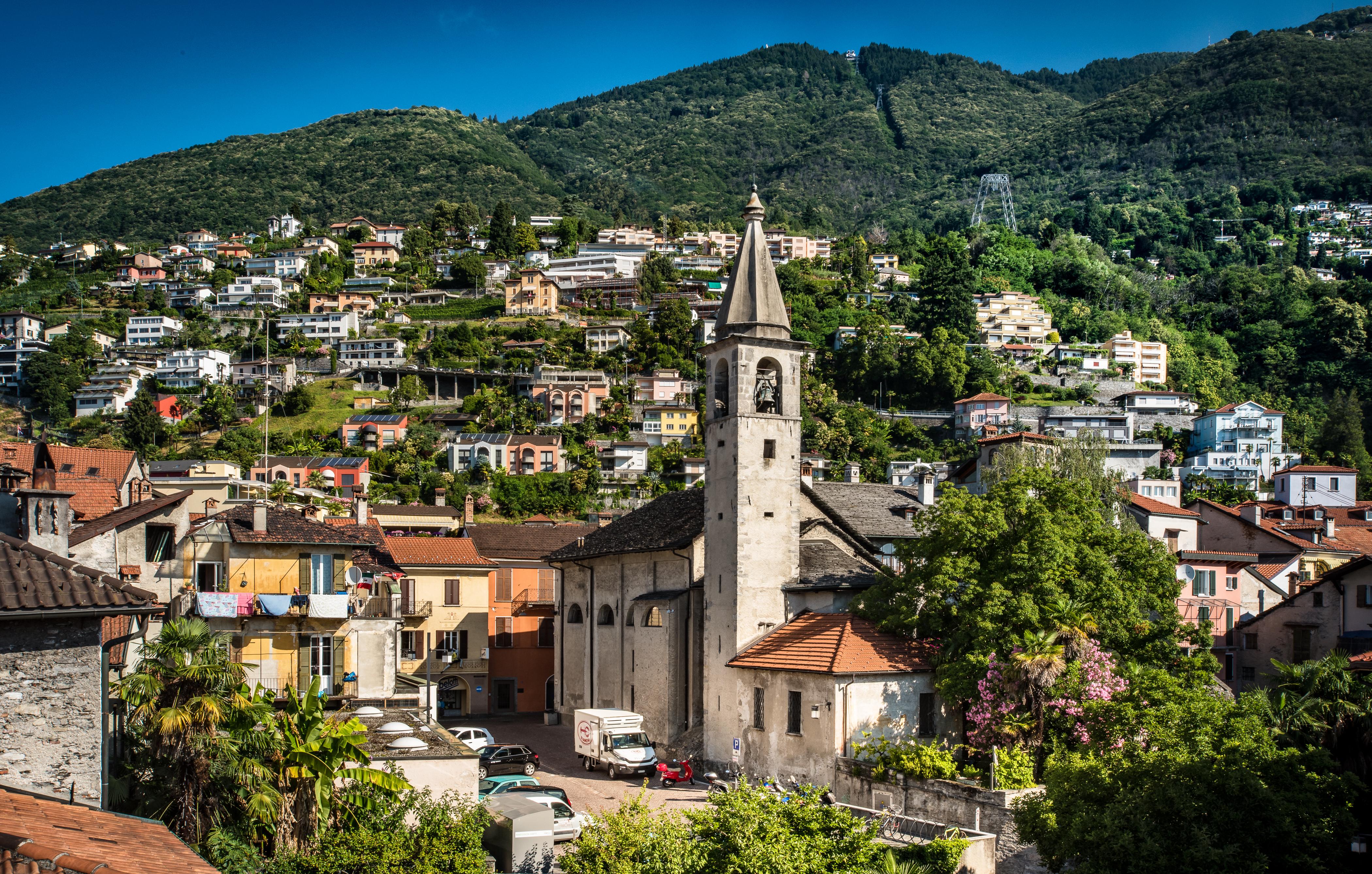 Hotel Dell'Angelo Locarno Exterior foto