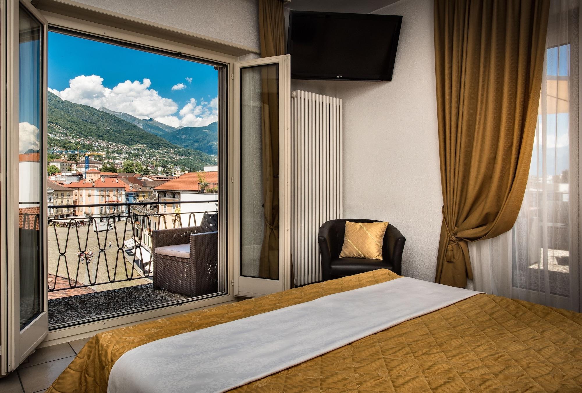 Hotel Dell'Angelo Locarno Exterior foto